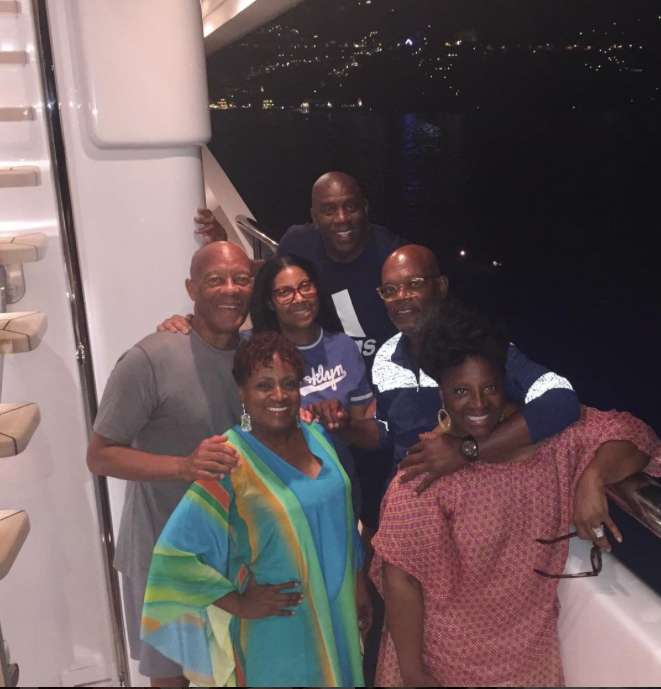 Magic Johnson, Samuel L. Jackson And Their Wives Celebrate The Good Life In Italy
